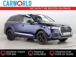 Blue Used 2019 Audi Q7 Sport SUV | £20,400 (Fair price)