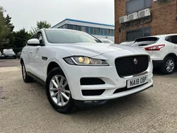 White Used 2018 Jaguar F-Pace R-Sport SUV | £16,425 (Fair price)