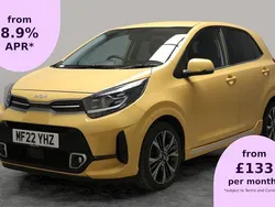 Yellow Used 2022 Kia Picanto GT-Line Hatchback | £10,590 (Fair price)