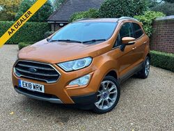Orange Used 2018 Ford Ecosport Titanium SUV | £9,947 (Fair price)