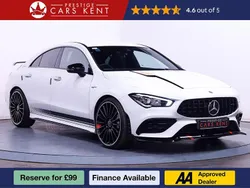 White Used 2023 Mercedes CLA35 AMG Premium Coupe | £36,320 (A bit pricey)