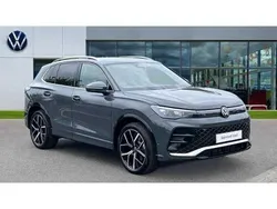 Dolphin grey metallic New 2025 VW Tiguan R-line SUV | £37,105 (A bit pricey)