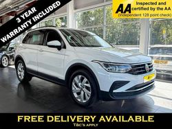 White Used 2021 VW Tiguan Life SUV | £16,345 (Fair price)