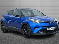 Nebula blue Used 2017 Toyota C-HR SUV | £14,850 (Fair price)