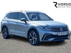 Silver Used 2022 VW Tiguan Allspace R-line SUV | £29,500 (A bit pricey)