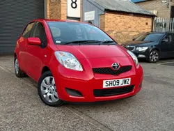 Red Used 2009 Toyota Yaris Hatchback | £3,990 (Fair price)