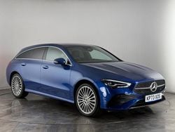 Blue Used 2023 Mercedes CLA250e Shooting Brake AMG line Estate | £25,600 (Fair price)