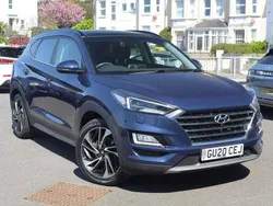 Blue Used 2020 Hyundai Tucson Premium SE SUV | £20,995 (A bit pricey)