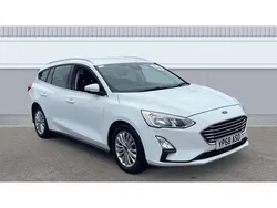 White Used 2018 Ford Focus Titanium Estate | £8,745 (Fair price)