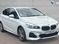 Mineral white metallic Used 2020 BMW 218 M Sport Hatchback | £15,565 (Fair price)