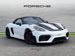 White New 2024 Porsche 718 Spyder Cabriolet | £134,900