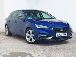 Blue Used 2021 Seat Leon FR Hatchback | £15,498 (Fair price)