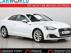 White Used 2021 Audi A5 Sport Coupe | £22,080 (A bit pricey)