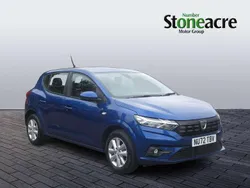 Blue Used 2022 Dacia Sandero Comfort Hatchback | £11,300 (Good price)