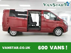 Red Used 2020 Ford Transit Custom Limited Van | £20,689 (Expensive)