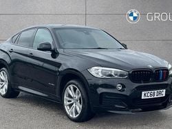 Black Used 2018 BMW X6 M Sport SUV | £24,095 (Fair price)