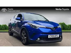 Blue Used 2019 Toyota C-HR Design SUV | £15,346 (Fair price)