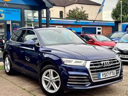 Blue Used 2017 Audi Q5 S-Line SUV | £18,480 (Fair price)