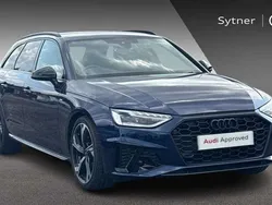 Blue Used 2024 Audi A4 Black Edition Estate | £31,500 (Fair price)