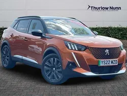 Orange Used 2022 Peugeot e-2008 Premium SUV | £14,799 (Fair price)
