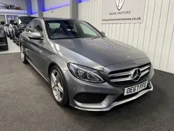 Grey Used 2018 Mercedes C220 AMG line Sedan | £9,749 (Good price)
