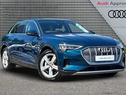 Blue Used 2020 Audi e-tron Advanced SUV | £20,495 (Fair price)