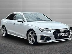 White Used 2024 Audi A4 S-Line Sedan | £27,995 (Fair price)