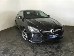 Metallic cosmos black Used 2019 Mercedes CLA200 Shooting Brake AMG line Estate | £13,990 (Good price)