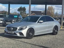 Silver Used 2020 Mercedes C220 AMG line Sedan | £22,495 (Fair price)