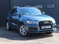 Blue Used 2017 Audi Q3 S-Line SUV | £10,995 (Fair price)