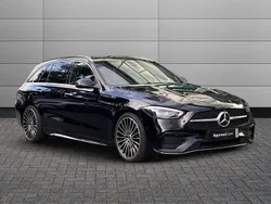 Black Used 2024 Mercedes C300e AMG Line Premium Plus Estate | £38,950 (Fair price)