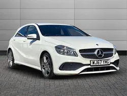 Cirrus white Used 2017 Mercedes A180 AMG line Hatchback | £10,690 (Fair price)