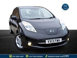Black Used 2013 Nissan Leaf Hatchback | £2,500 (Fair price)