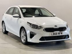 White Used 2019 Kia Ceed Hatchback | £9,899 (Fair price)