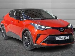 Scorched orange Used 2021 Toyota C-HR Edition SUV | £19,801 (Fair price)
