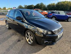 Black Used 2018 Peugeot 308 Allure Hatchback | £6,495 (Fair price)