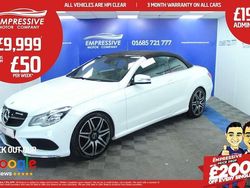 White Used 2014 Mercedes E250 AMG Cabriolet | £9,999 (A bit pricey)