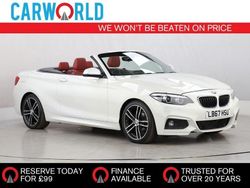 White Used 2017 BMW 218 M Sport Cabriolet | £13,765 (Fair price)