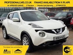 White Used 2014 Nissan Juke Acenta Premium SUV | £5,150 (Fair price)