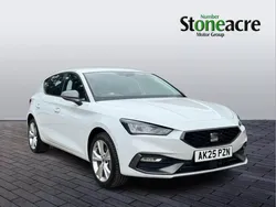White New 2025 Seat Leon FR Hatchback | £25,975 (Expensive)