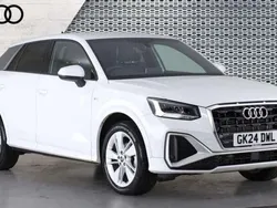 Glacier white Used 2024 Audi Q2 S-Line SUV | £25,753 (Fair price)