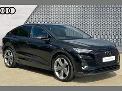 Black Used 2024 Audi Q4 Sportback e-tron Black Edition SUV | £34,990 (Super price)