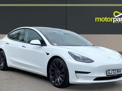 White Used 2022 Tesla Model 3 Performance Sedan | £25,250 (A bit pricey)