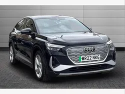 Black Used 2022 Audi Q4 Sportback e-tron S-Line SUV | £23,750