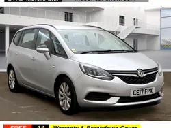 Silver Used 2017 Vauxhall Zafira Design Edition MPV | £5,499 (Fair price)
