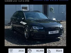Black Used 2016 Audi A4 S-Line Estate | £11,799 (Fair price)