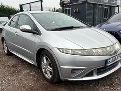 Silver Used 2008 Honda Civic SE Hatchback | £3,250 (Fair price)