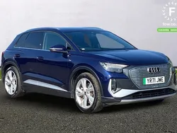 Blue Used 2021 Audi Q4 e-tron S-Line SUV | £24,599 (Good price)
