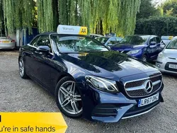 Blue Used 2017 Mercedes E220 AMG line Cabriolet | £15,490 (Good price)