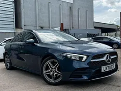 Blue Used 2021 Mercedes A180 AMG line Sedan | £17,900 (Good price)